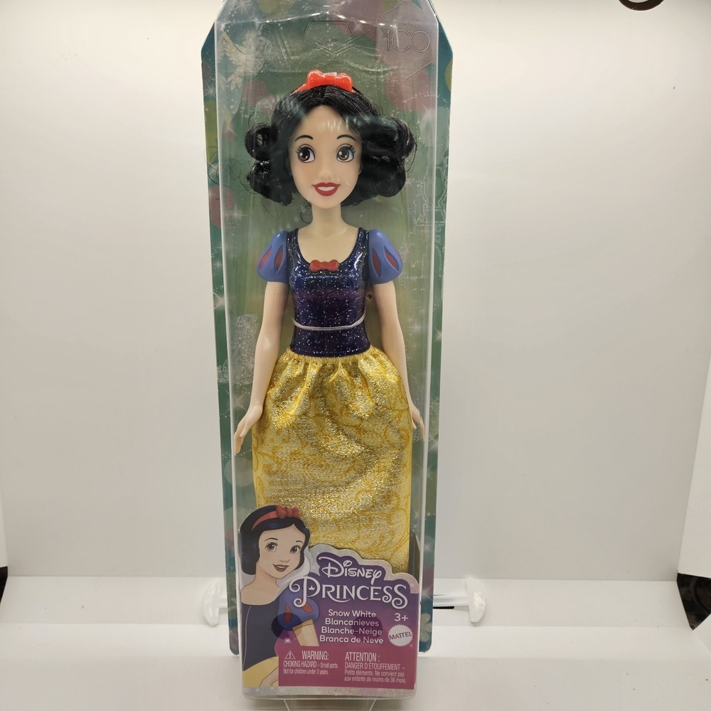 Disney Princess Snow White Doll 12" Mattel Glitter Dress‎ NIB